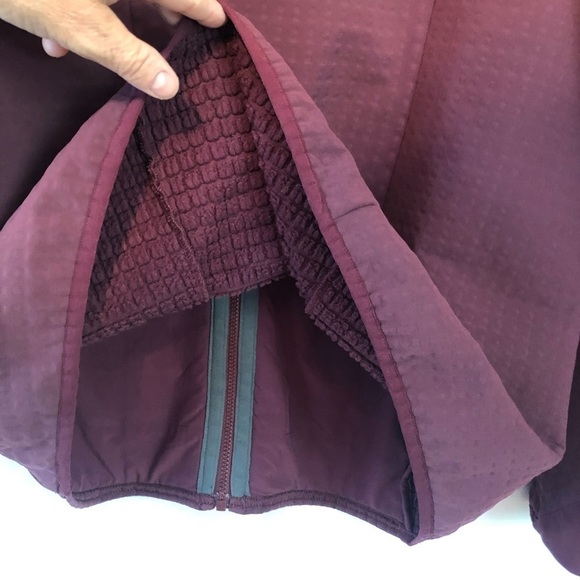 Patagonia Dark Ruby (Burgundy) R1 TechFace  Fleece Jacket Ladies Lg - Picture 9 of 13
